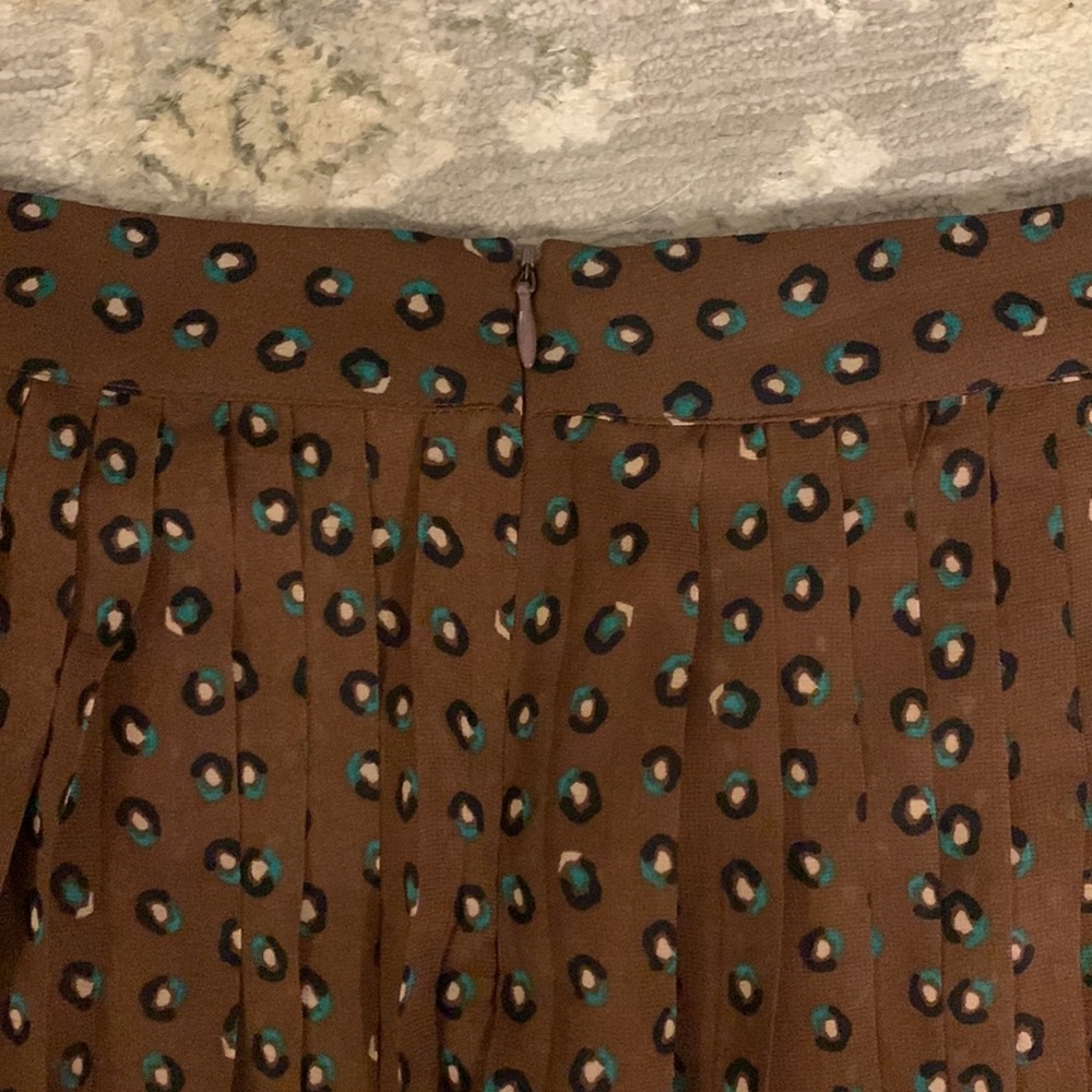Forever 21 colour block printed pleated mini skirt sizes medium - Picture 4 of 6